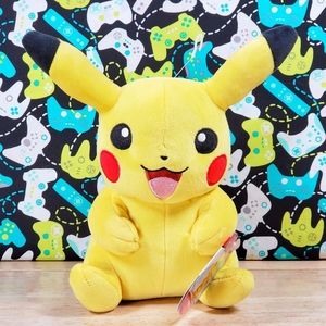Jazwares Pokemon S4 PIKACHU 8" 2021 100% Genuine Collectible Gaming Plush